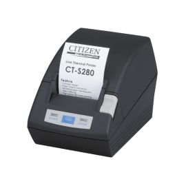 Citizen CT-S280, RS232, 8 dots/mm (203 dpi), zwart-CTS280RSEBK