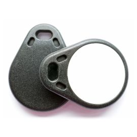 RFID 1k, 13,56MHz, Tear Shape Keyfob ( Box 10 Pieces ), Black-F64510967