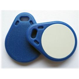 RFID 1k, 13,56MHz, Tear Shape Keyfob ( Box 10 Pieces ), Blue-B64510967