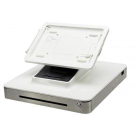 Elo PayPoint Plus, 39,6 cm (15,6''), capacitif projeté, SSD, LCM, Scanner, Win. 10, blanc-E833323