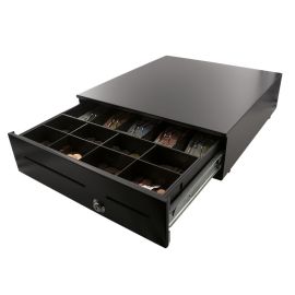 BYPOS AC4280, Metaal-kassalade, DC24V RJ12, Zwart-BYAC4280-5B8C-24V-RJ12