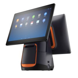 Sunmi T2s, 39.6 cm (15.6''), Klanten scherm, Android, zwart, oranje-P01220028