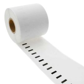 SEIKO SLP-RDO Multipurpose Labels, Orange Round Labels, 54mm diameter, 120 labels/roll, 1 Rolls-42-100664