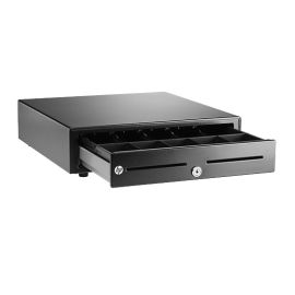 HP Cash Drawer, Standard Duty, micro RJ12, Black-QT457AA