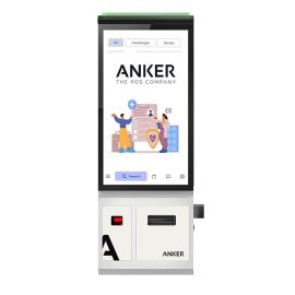 Anker Zelf- uitckeck S238-II, Scanner (2D), BT, Ethernet, Wi-Fi, wit-58400.000-0030