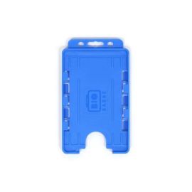 BioBadge Dubbel zijdig Houders Portrait, Pack of 100 / light Blauw-H-BB-OP-DS-BLP