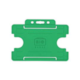 BioBadge Open Faced Houders Landscape, Pack of 100 / light Groen-H-BB-OP-GRL