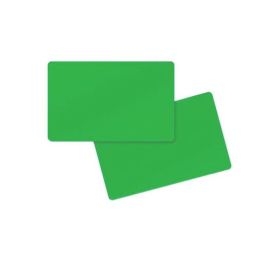PVC Kaarten dubbelzijdig Groen 86 x 54 x 0.76 mm (500 Stuks)-403028
