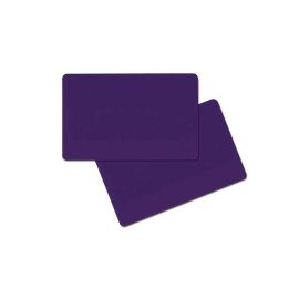 PVC Kaarten dubbelzijdig purple 86 x 54 x 0.76 mm (500 Stuks)-403031