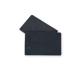 PVC Kaarten dubbelzijdig slate look matt 86 x 54 x 0.76 mm (500 Stuks)-400127