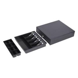 BYPOS E410 Cash Drawer, Handmatig Press Button, Zwart-CA-CD410-480B-M