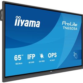 iiyama ProLite TN6505A, IFP, 165 cm (65''), infrared, 4K, USB, USB-C, RS232, Ethernet, kit (USB, RS232)-TN6505A-B1AG