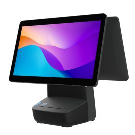 HiStone LUNA S, HK528 w Printer, 39,6 cm (15,6''), Full HD, USB, RS232, Ethernet, Intel Celeron J, SSD, zwart