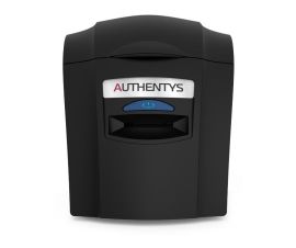 Authentys IDENTBADGE, Bundle, single sided, 12 dots/mm (300 dpi), USB, CardStudio