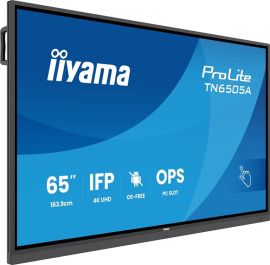 iiyama ProLite TN6505A, IFP, 165 cm (65''), infrared, 4K, USB, USB-C, RS232, Ethernet, kit (USB, RS232)