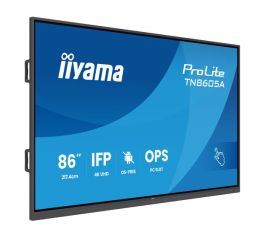 Iiyama ProLite TN8605A, IFP, 217.4 cm (85.6''), infrared, 4K, USB, USB-C, RS232, Ethernet, kit (USB, RS232)