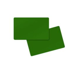 PVC Kaarten dubbelzijdig Groen matt 86 x 54 x 0.76 mm (500 Stuks)