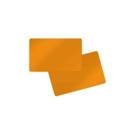 PVC Kaarten dubbelzijdig Oranje 86 x 54 x 0.76 mm (500 Stuks)