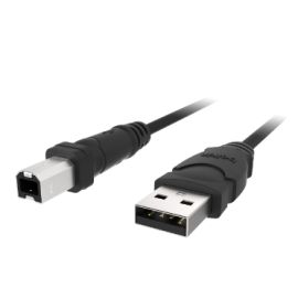 USB kabel (A/B), 5m, zwart-USB5BF