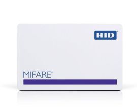 HID PVC MIFARE blanco (4K Contactless) cards per (10) stk-BYPOS-1152-2