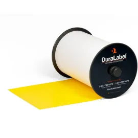 Duralabel Premium yellow vinyl tape (150 mm x 15.2 m)-K6-3008