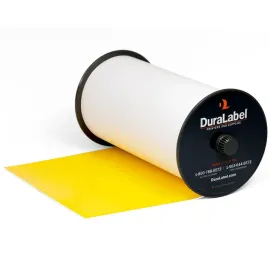 Duralabel Premium yellow vinyl tape (200 mm x 15.2 m)-K8-3008