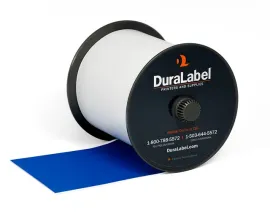 Duralabel Premium blue vinyl tape (100 mm x 15.2 m)